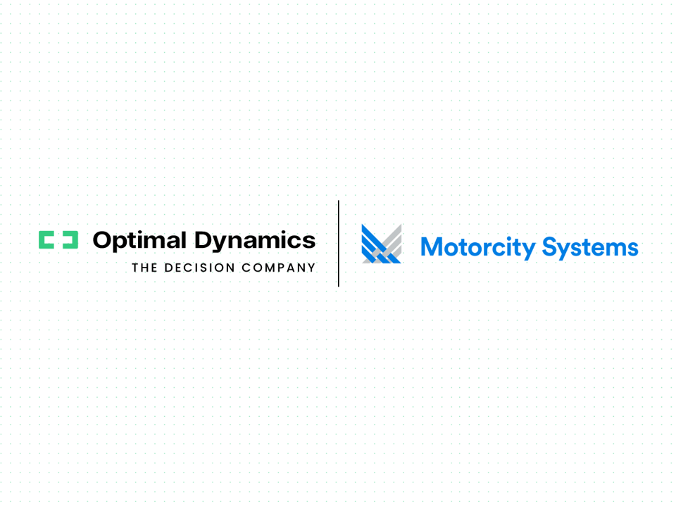 Optimal Dynamics & Motorcity Systems Announce Partnership to Accelerate Customer Deployments